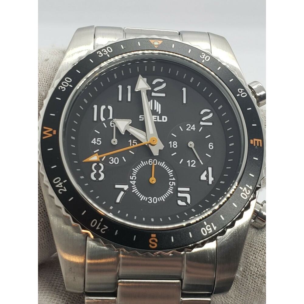 Shield Exley Steel Case Chronograph